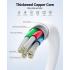 ACEFAST C3-03 USB-C To USB-C TPE Charging Data Cable 1.2M - White